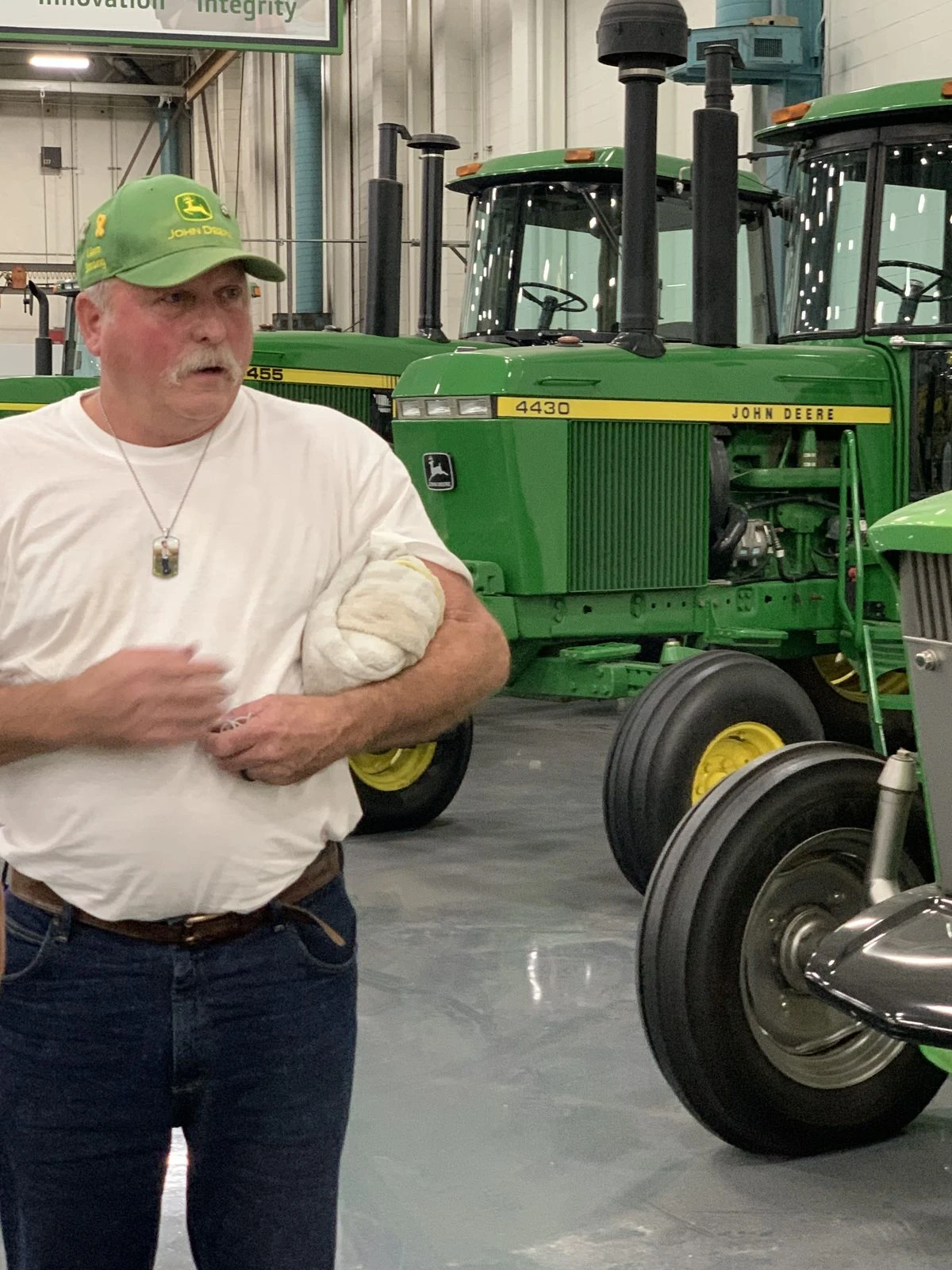 The moment a father kept a promise to his late son at John Deere Waterloo Works