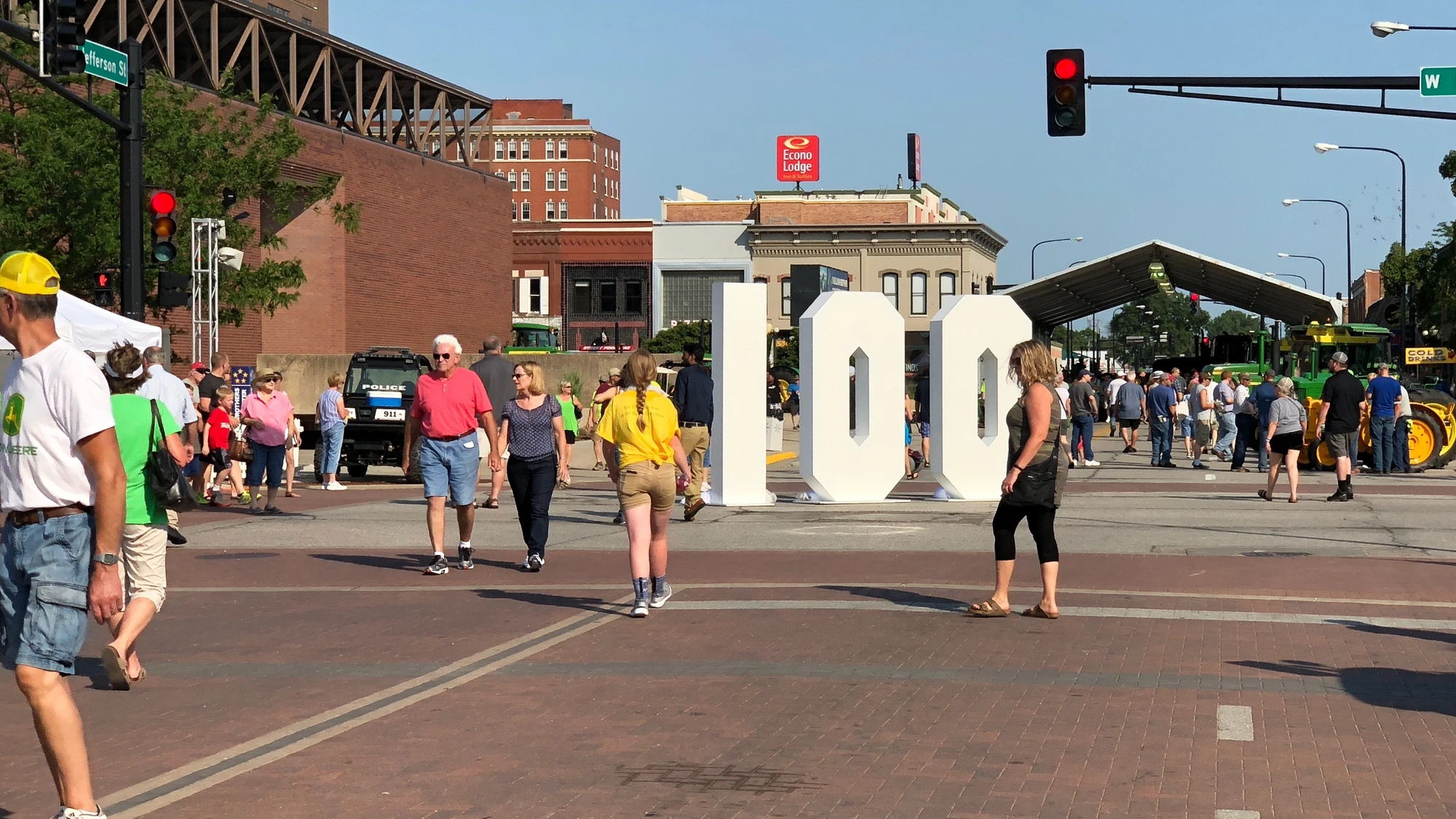 Crowds fill downtown Waterloo for the public celebration