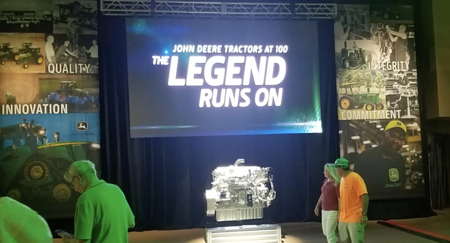 The Legend Runs On — main stage at the Waterloo Convention Center