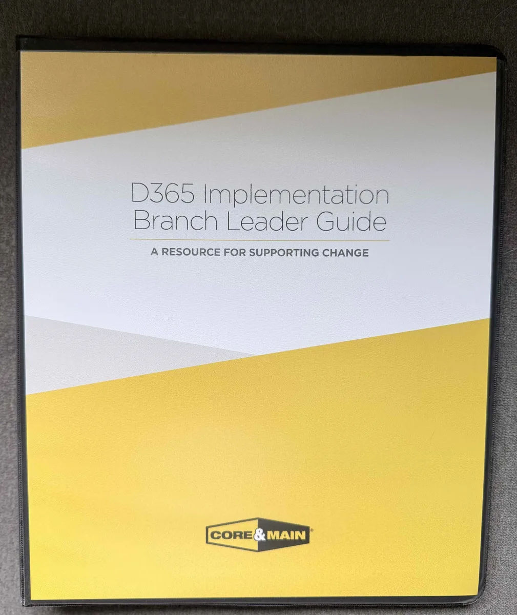 Core and Main Leader Guide reference card